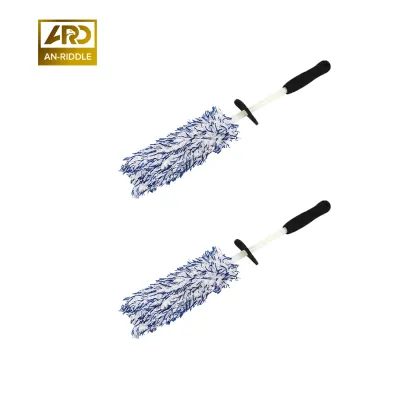 AN-RIDDLE | Gentle-on-Wheels Microfiber Wheel Cleaning Brush
