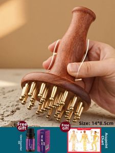 MOYIRAN | Green Sandalwood Sheep Horn Massage Comb