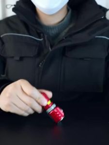 WARSUN FXXF LED Đèn Pin Mini Fidget Spinner Đèn Pin Bỏ Túi Có Thể Sạc Lại 900mAh Từ Tính EDC Light Để Đi Bộ Đường Dài Cắm Trại Màu Đỏ