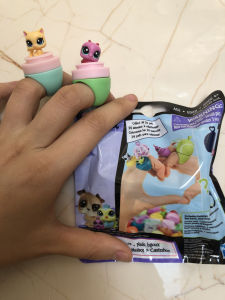 Đồ Chơi Búp Bê Pet Shop House Ring Blind Bag Childrens Surprise Playhouse Dollhouse Miniature Simulation Plastic Toy