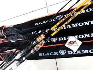 Lemax 2022 New BLACK DIAMOND HARUAN TOMAN JIGGING ROD (Pos Packing Dalam PVC PAIP)