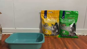 Cát vệ sinh cho mèo Chubby túi 9L 45kg - Bentonite cát đất sét 5 mùi hương - Chính hãng Nhật Bản thương hiệu