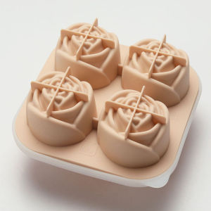 LUTUMEI | Food Grade Silicone Rose Ice Molds
