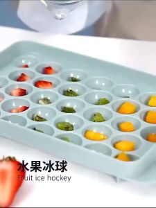 Cetakan Es Batu Bulat 33 Sekat dan Cetakan Puding Jelly Bulat