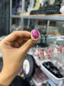 แหวนทับทิม พม่าแบบ เผา มความสำเร็จในการงาน