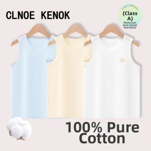 Cotton Breathable Antibacterial Kids Undervest