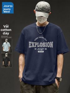 Jeanswest | Áo Thun Cotton Nam Hè Dáng Rộng