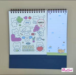 2026 Brunch Brother Desk Calendar ปฏิทินเมโมลายน่ารักลิขสิทธิ์แท้ Romane