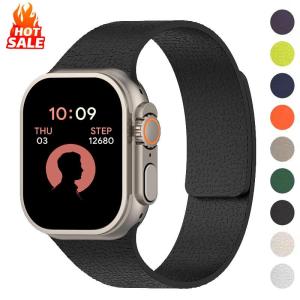 Silicone Bracelet Belt Magnetic Strap Band For Apple Watch Ultra 2 49mm 44mm 45mm 46mm 42mm 40mm iWatch Series 10 8 7 6 5 9 SE