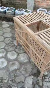 Kandang Ayam Rakitan Hemat Ongkir – Box Anakan Ayam DOC & Unggas/ Box DOC Anakan Ayam Rakitan – Kandang Bambu Praktis untuk Peternakan Ayam Kampung Ayam Jago Ayam Hias & Unggas