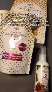 Paket Inaura One Step Smoothing Resistant 130ml & Serum Pink 100ml