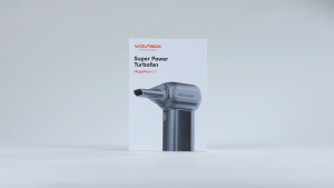 WOLFBOX Electric Air Duster - Rechargeable 3-Speed Blower for Computer Car Snow Removal