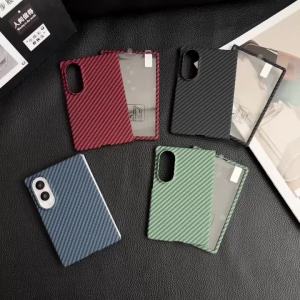 szhaiyu | Magnetic Case Slim Hard PC Shockproof Case For Samsung Z Fold 8 Ultra 7 6 5 4 Carbon Fiber With Tempered Film Screen Protection