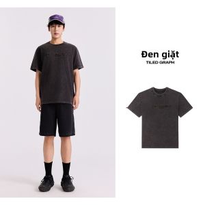 Áo Thun In Chữ Cotton Sạch Mới Mùa Xuân Hè