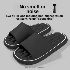 MONLEYTA | Mens Summer Outdoor Wear Anti-Slip Odor-Resistant Slippers Home Bathroom Indoor Comfortable EVA Flat Sandals Simple Style