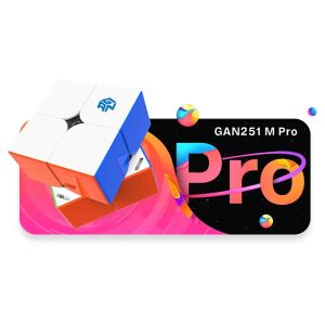 【JudyCube】GAN 251 M Pro 2x2 Magnetic Speed Cube Professional GAN Cube 251M AIR Puzzles GAN 249 V2 Stress Reliever Toys Gan Cubes