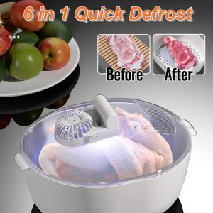 Kitchen Meat Thawer 6-in-1 Atomized Quick Thawing Artifact Frozen Food Steak Thawer
