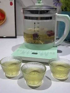 SG-Stock 1.8L Electric Kettle Health Pot Office Teapot Filtered 24h Appointment Kettle Thick Glass Kettle Thermos Gift Wholesale