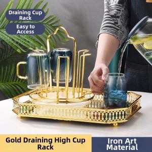 Overhanging Ironware Cup Holder