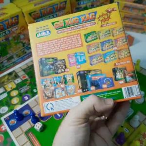 [Foxi] Cờ Xúc Xắc Cá Ngựa 6 Người Chơi Foxi Cờ Đua Ngựa Hàng Độc Đồ Chơi Trí Tuệ Trẻ Em Tư Duy