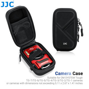 JJC | JJC Compact Camera Pouch for Olympus TG-7 TG7 TG-6 TG6 TG-5 TG-4 TG-3 TG-2 TG-1 Camera Travel Case with Shoulder Strap Carabiner