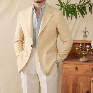 Mr. Lu San | Vintage Stylish Fit Multi-occasion Wear Suit Linen-blend