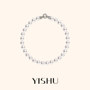 YISHU | New White Pearl Luxurious Necklace