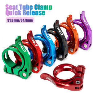 CNCLOL Aluminum Alloy Bicycle Seatpost Clamp 31.8/34.9mm Quick Release Seat Post Collar for MTB Road Bike