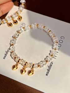 GOOYNN | Trang Sức Tay Nữ Tự Nhiên Bằng Pha Lê Trắng Sang Trọng