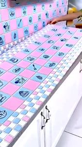 PROMO!! Stiker Dapur Uk. 60 Cm x 5 m Anti Minyak Api Bahan Alumunium Foil Wallpaper Dinding Type YZ