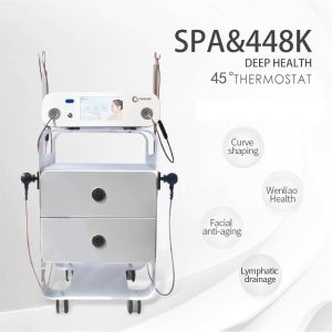 Cellulite Reduction Skin Tightening Ret Cet Rf Back Pain Shortwave Diathermy 448Khz Machine Tecar Therapy Physiotherapy