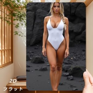Vintage Metal Sign White Swimsuit Blonde Beach Girl Wall Decor for Bar Garage Home