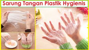 Sarung Tangan Plastik Isi 100 Pcs Food Grade 1 Pack