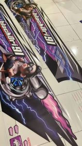 UVD 08 - STIKER UV DECAL MONIL BRIO PANTHER JAZZ SEDAN AGYA SIGRA PAJERO XENIA GRATIS CUSTOM TULISAN