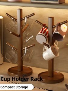 BANKAYI | Elegant Small Wood Cup Organizer