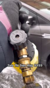 Súng Rửa Xe Áp Lực Cao Ren ngoài 22mm Và 14mm Kèm Bộ Khớp Nối Nhanh 1/4inch Chống Trờn Ren Béc Súng