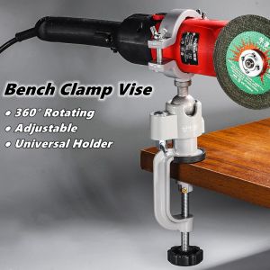 360° Rotating Table Bench Clamp Vise Electric Drill Rack Support Stand Holder Multifunctional Bracket For GrinderRotary Tool