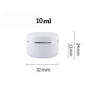 10Pcs Empty Cosmetic Containers 10g 20g 30g 50g 100g 250g Refillable Bottles Travel Face Cream Lotion Plastic Makeup Jar Pot