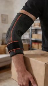 1Pc Adjustable Elbow Support Brace with Compression Strap Men Women - for Tennis Elbow Arthritis Weightlifting Running & Spo