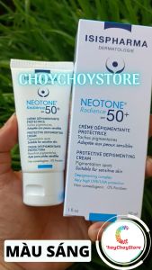 Kem dưỡng trắng da ISIS Pharma Neotone Radiance SPF50+ 30mL ( Màu Sáng ) kết hợp với chống nắng