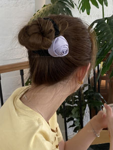 Handmade Flower Hair Ties Duckbill Clip Hair Accessories for Girls Original Design Fresh out New Fashion Jewelry Hair Bands