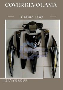 Full Body Bagian Halus Honda Revo lama Karbu Lama 2008 Warna Hitam