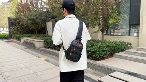 TAS SELEMPANG PRIA RESLETING / SLING BAG COWOK FASHIONABLE / TAS PRIA MULTIFUNGSI ANTI AIR
