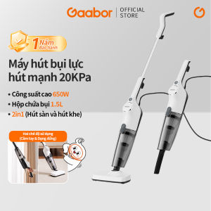 Máy hút bụi Gaabor CW-20M01A 2in1 lực hút 20KPa công suất 650W thiết kế gọn nhẹ bộ lọc bụi 3 lớp - Bảo hành 12 tháng [L]