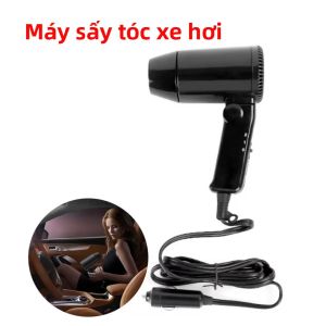 Máy Sấy Tóc Cầm Tay 12V Kiểu Dáng Ô Tô Có Thể Điều Chỉnh Nóng/lạnh Tốc Độ Gió Tiếng Ồn Thấp Máy Thổi Đa Năng Dụng Cụ Làm Khô Kính Ô Tô Phụ Kiện Tạo Kiểu Tóc Gấp Gọn