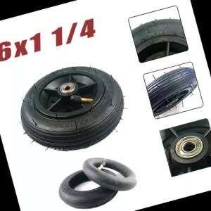 6 Inches Wheel Tyre 6X1 1/4 Pneumatic Inner Outer Tire Suitable for Folding Bicycle Mini Surfing Electric Scooters