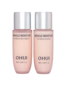 Ohui ชุดน้ำพื้นฐาน ชุดน้ำและครีม ซักผ้าสีชมพู ช่วยบำรุงผิว ไม่เหนียว ชุบชื้นลึกซึ้ง ช่วยฟื้นฟูผิว