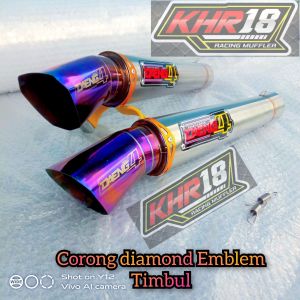 Silincer silencer Daeng4 Thailand Corong diamond blue inlet 50/51mm
