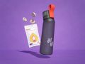 Air Up Water Bottle (with 1 free pack of flavor pods; 1 pack has 3 pods). 