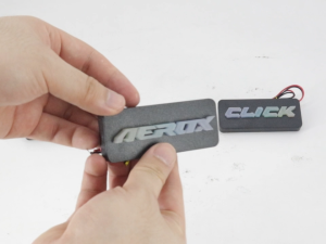 Plug & Play Waterproof LED Tail Badge Light Universal Modification Parts Fit NMAX 155 AEROX 155 Click 125i 150i